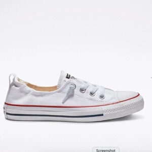 Chuck Taylor All Star Shoreline Slip On Sneakers Shoes White Sz 6.5